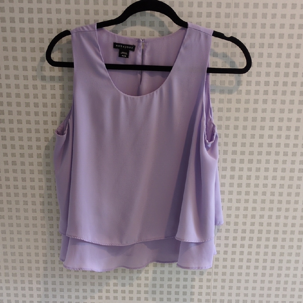 Metaphor Lavender Sleeveless Blouse